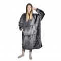 Televízna mikina s kapucňou HOODIE, S-XXL, sivá