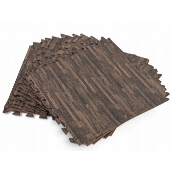 Izolačná penová podložka pod bazén WOOD 50 x 50 cm (12 ks)