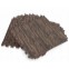 Izolačná penová podložka pod bazén WOOD 50 x 50 cm (12 ks)